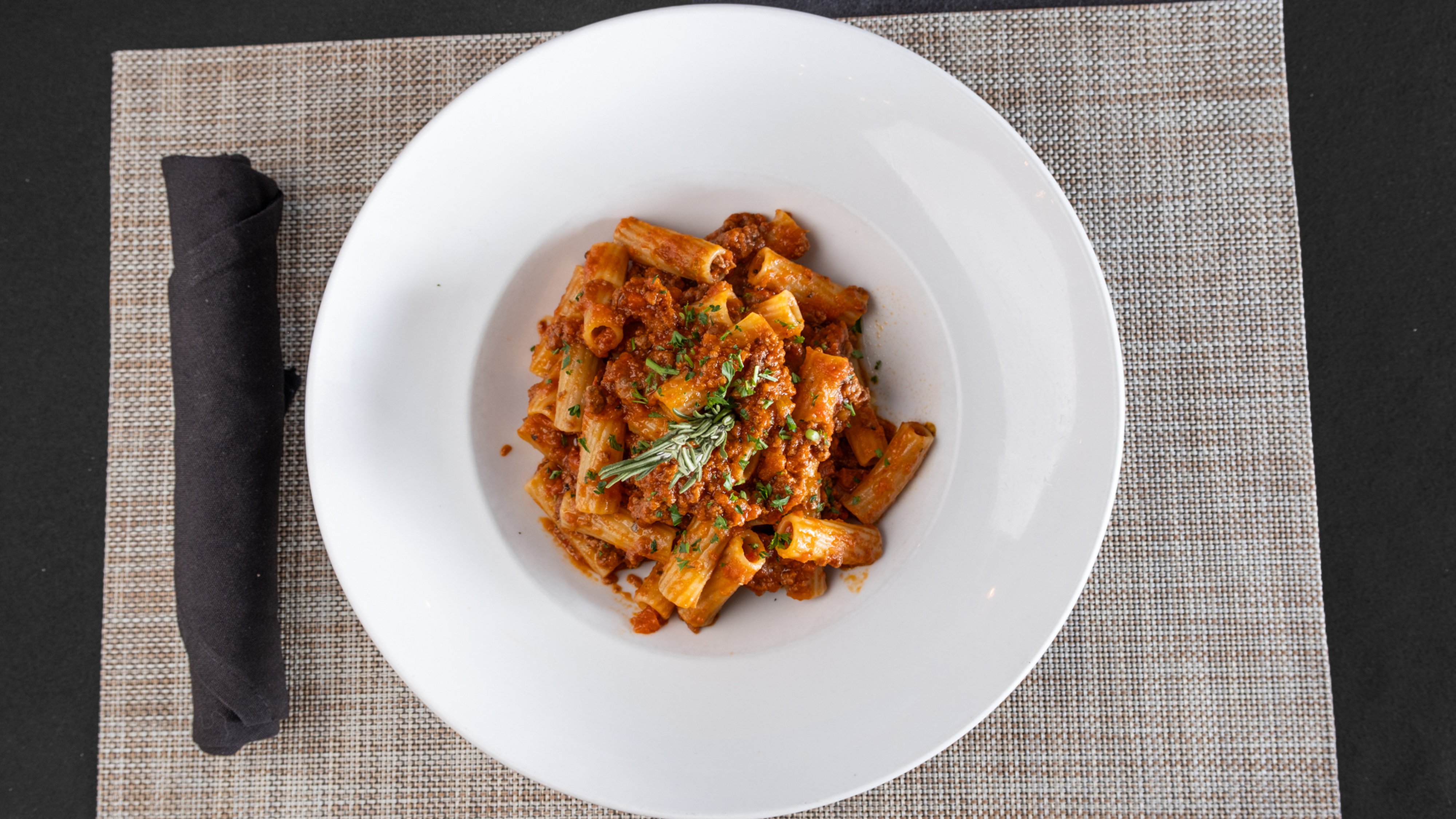 17. Rigatoni Bolognese