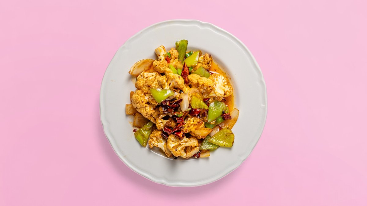 Cauliflower in Dry Pot