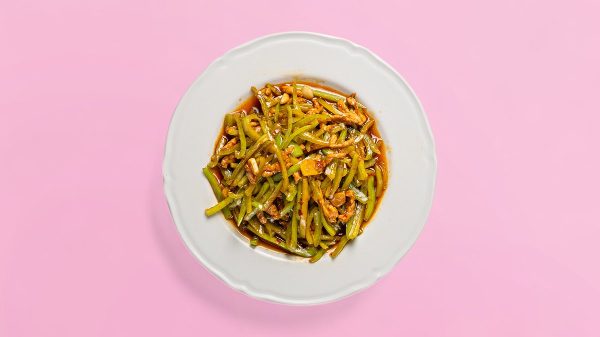 Fried Shredded Pork With Green Pepper