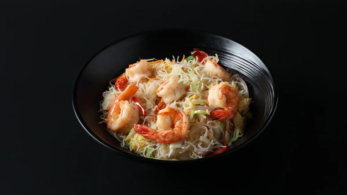 Shrimps Fried Vermicelli Noodles