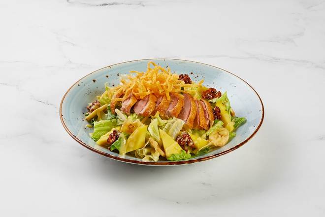 Mango Tea Smoked Duck Salad