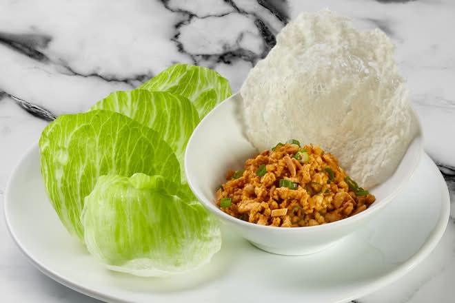Minced Chicken Lettuce Cups (12 pc)