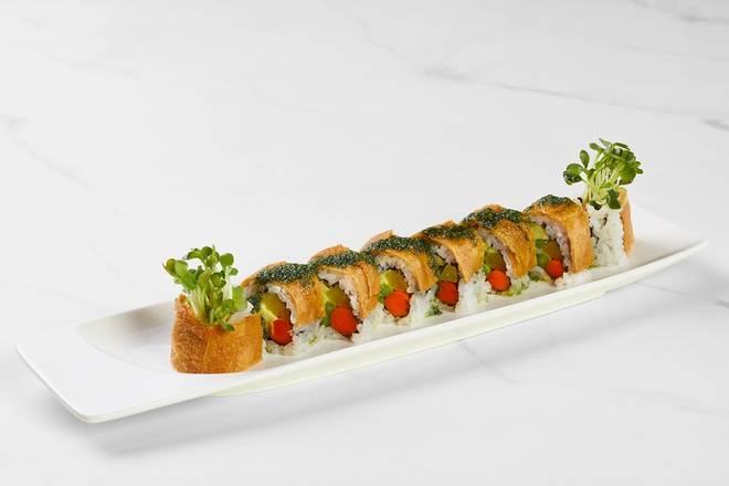 Tofu and Green Treasure Roll (8)