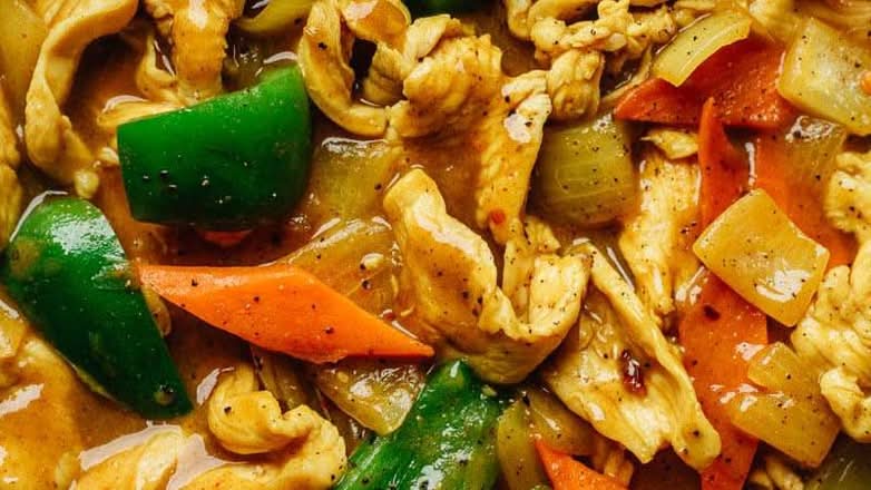 78. Curry Chicken with Onions/咖喱鸡