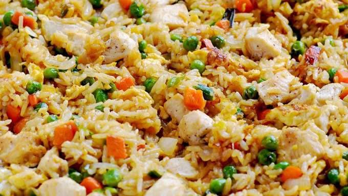 Chicken Fried Rice Tray/鸡炒饭盘