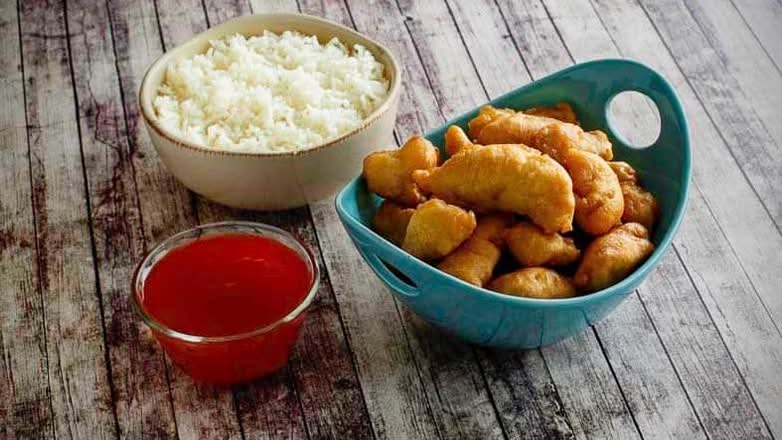 Sweet and Sour Chicken Tray/甜酸鸡盘