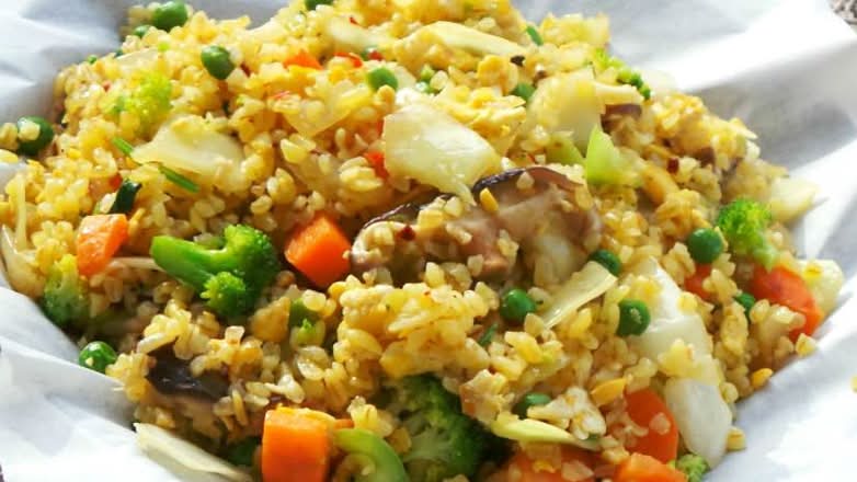 Vegetable Fried Rice Tray/菜炒饭盘