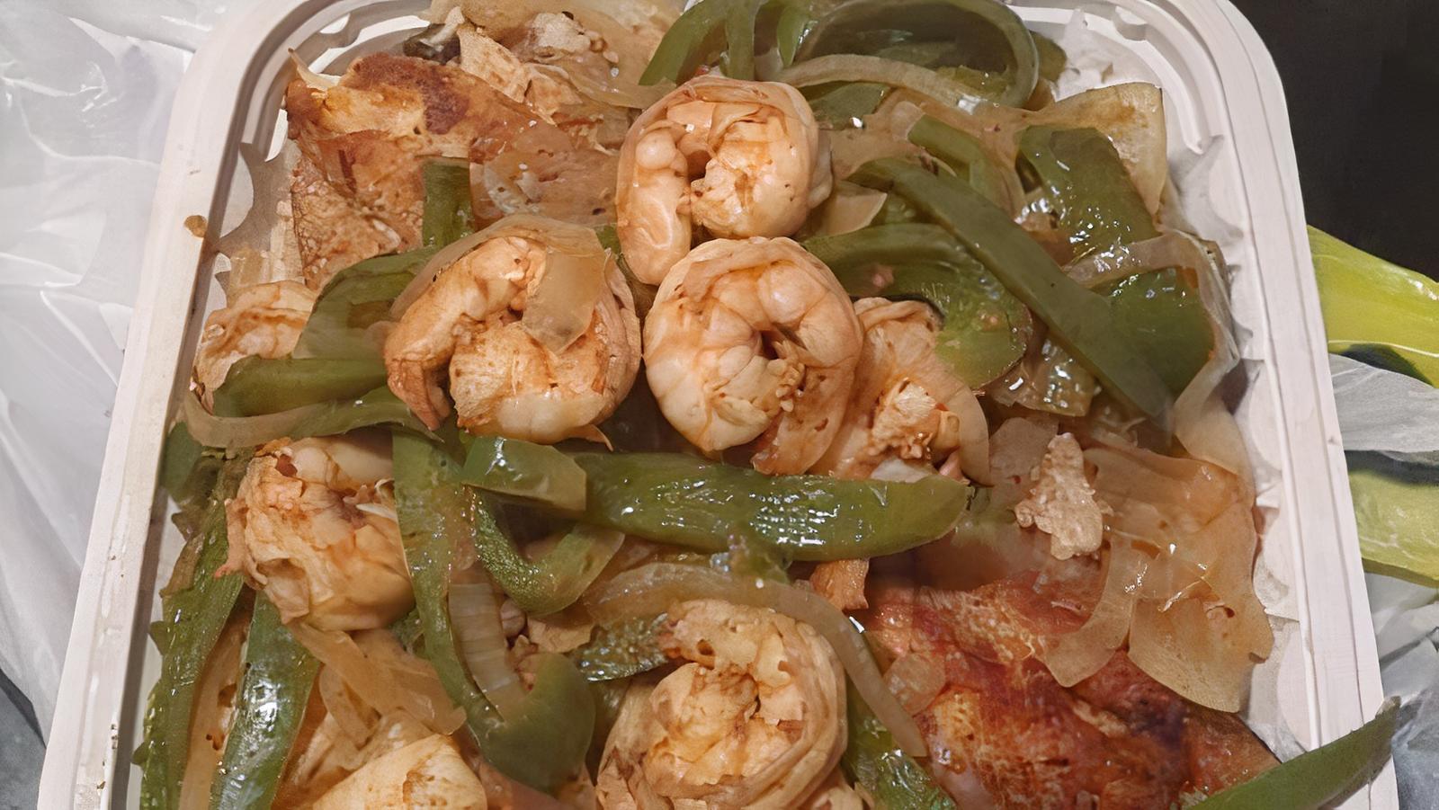 Lemon Pepper Pan Seared Haddock and Jumbo Shrimp