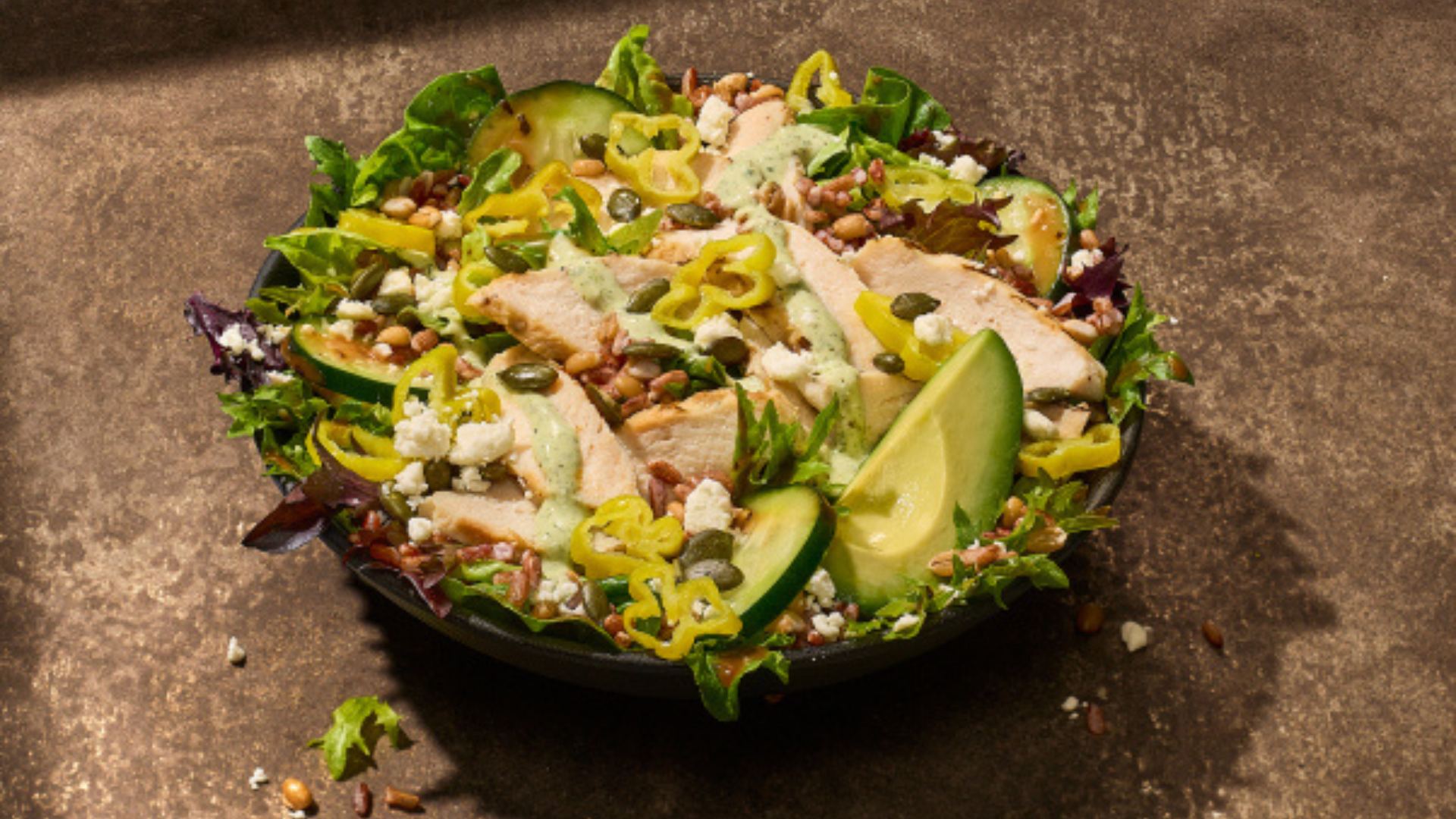 Balsamic Chicken Greens with Grains