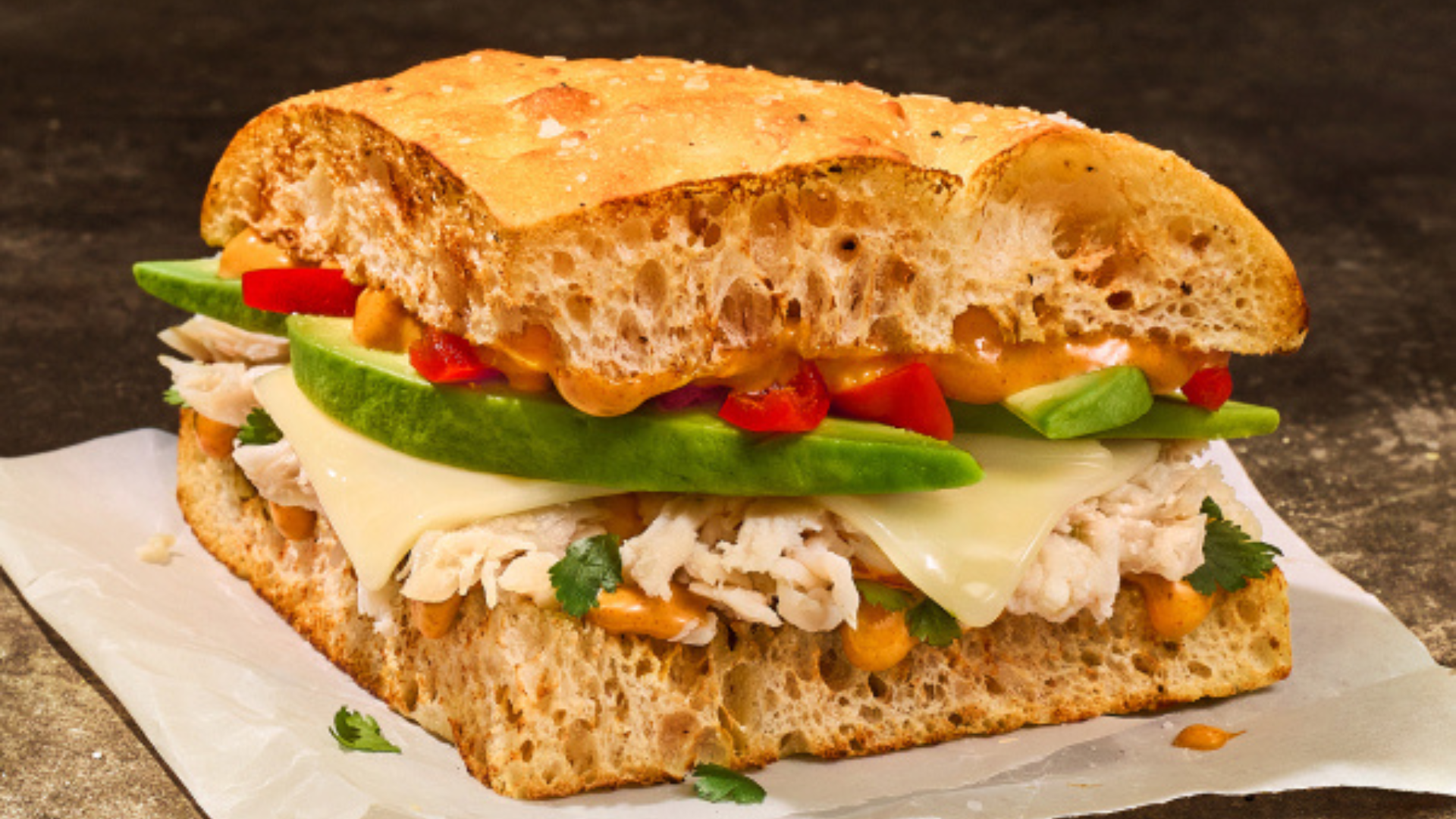 Chipotle Chicken Avocado Melt