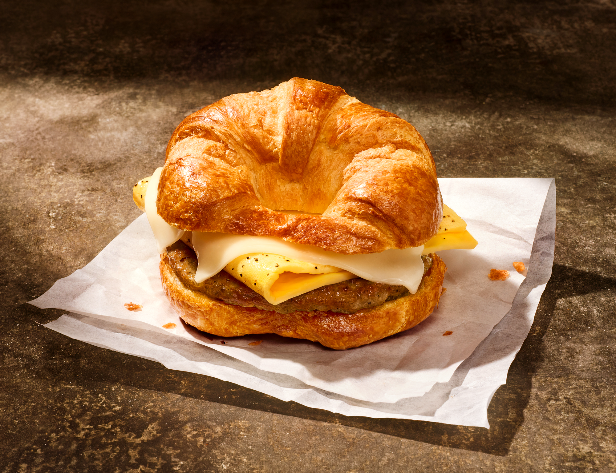Croissant Sausage Egg Cheese