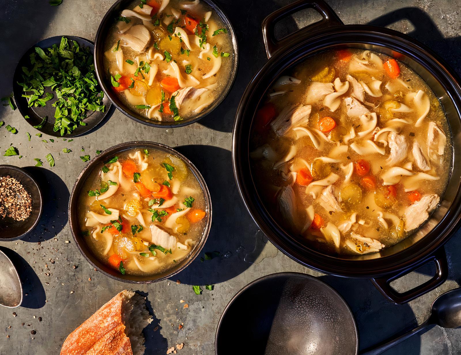 Homestyle Chicken Noodle Soup - Group