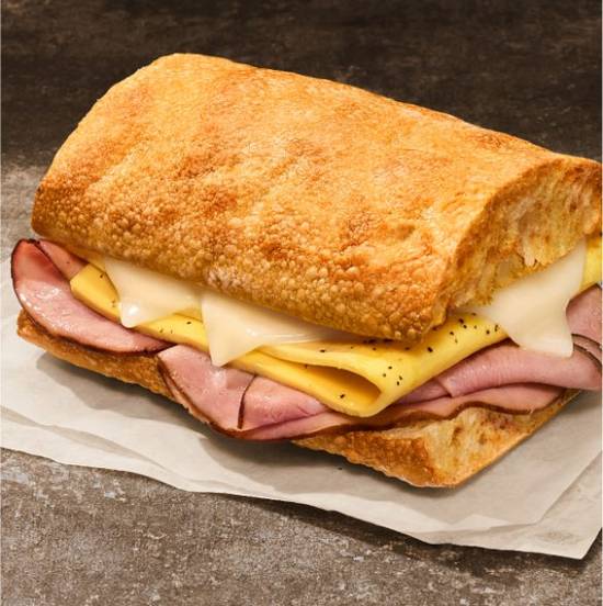 Ciabatta Ham, Egg and Cheese Sandwich