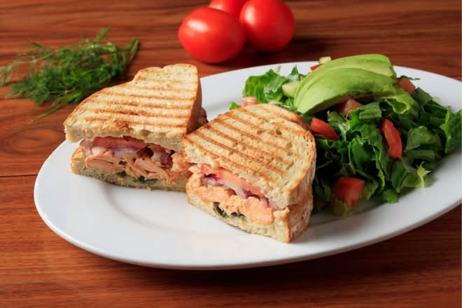 Salmon and Brie