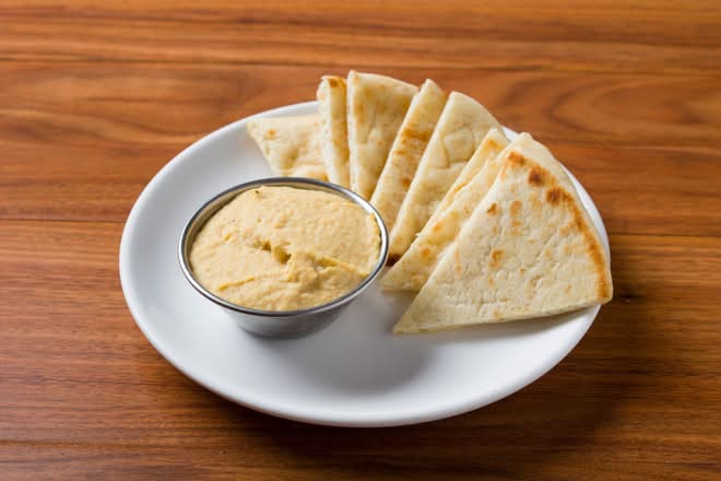Side of Hummus and Pita