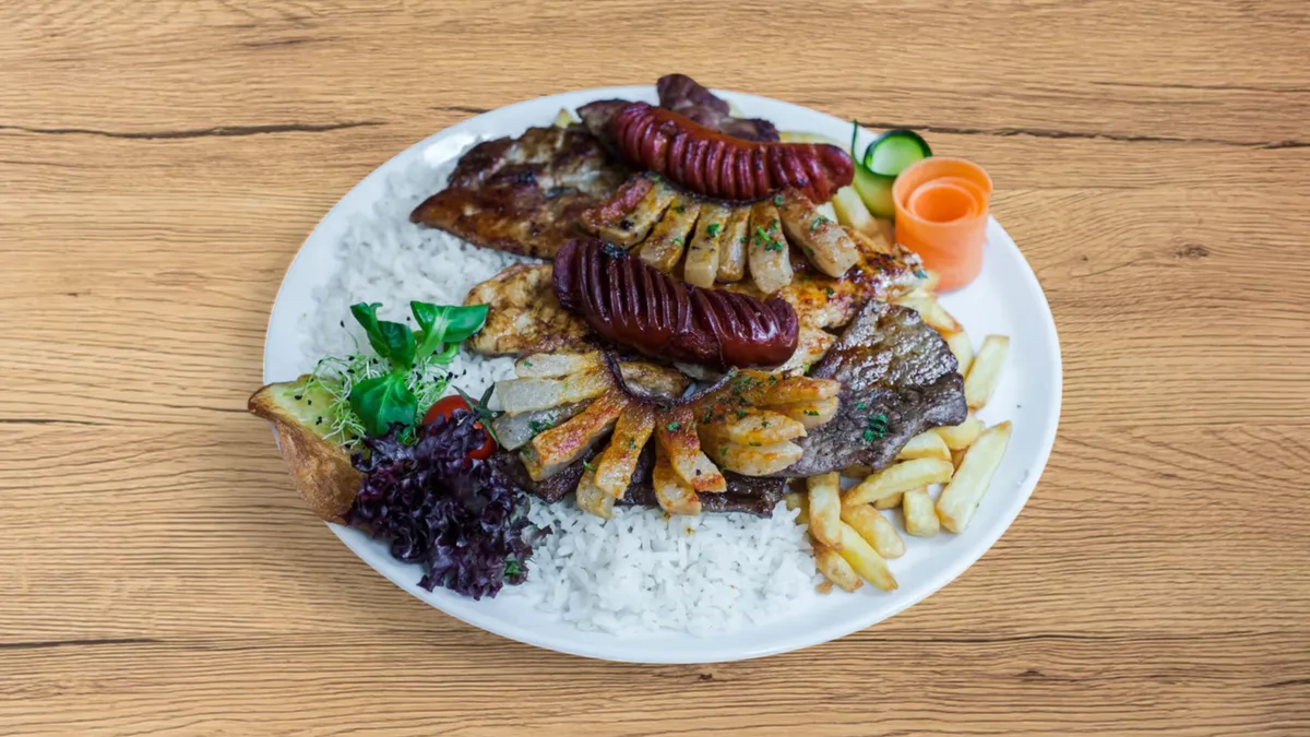 2 személyes grill tál