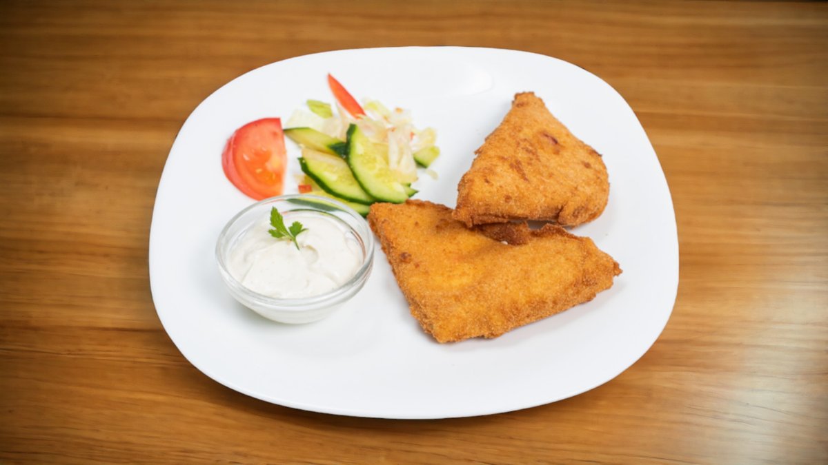 Rántott trappista sajt 3 db + 1 tartár