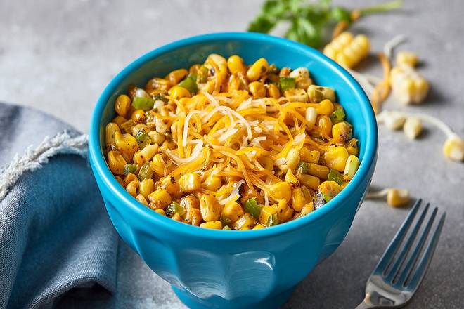 Cheesy Fire Roasted Corn
