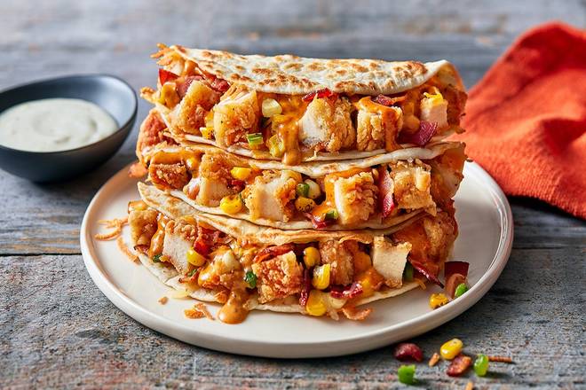 Chicken Club Quesadillas