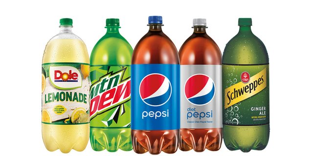 Assorted 2-Liter Pepsi Beverages