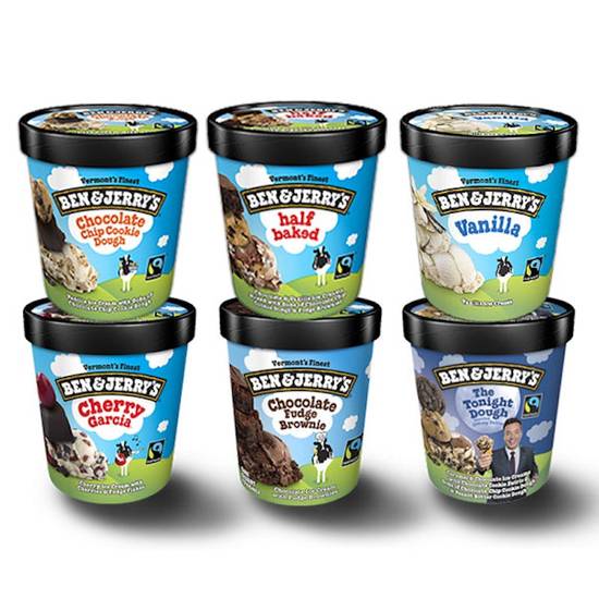 Ben and Jerry's Ice Cream Pints