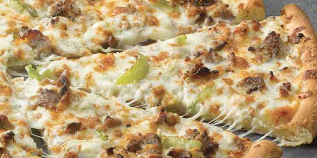 Thin-Crust Philly Cheesesteak Pizza