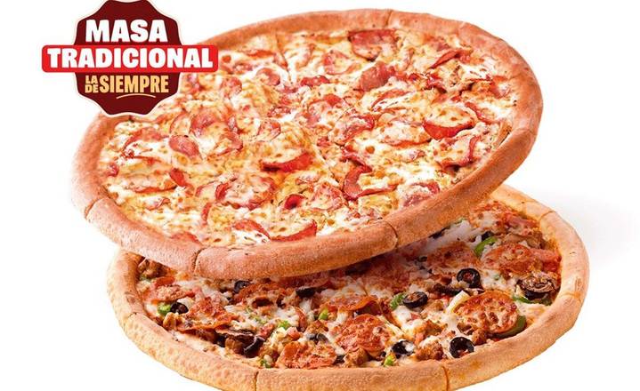 Mega 2X1 Grandes en Masa Tradicional