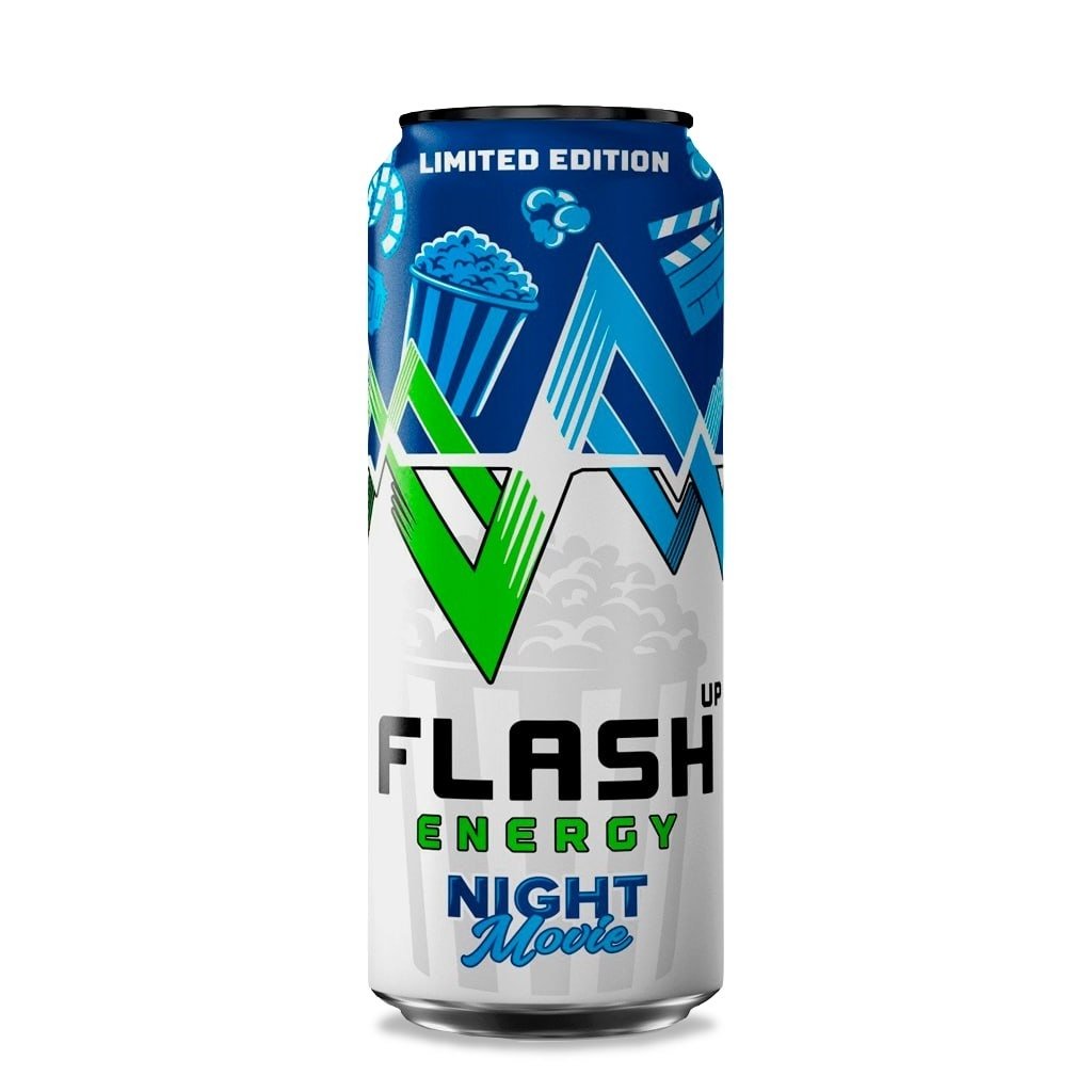 Flash Up Energy NIGHT MOVIE 0,45л