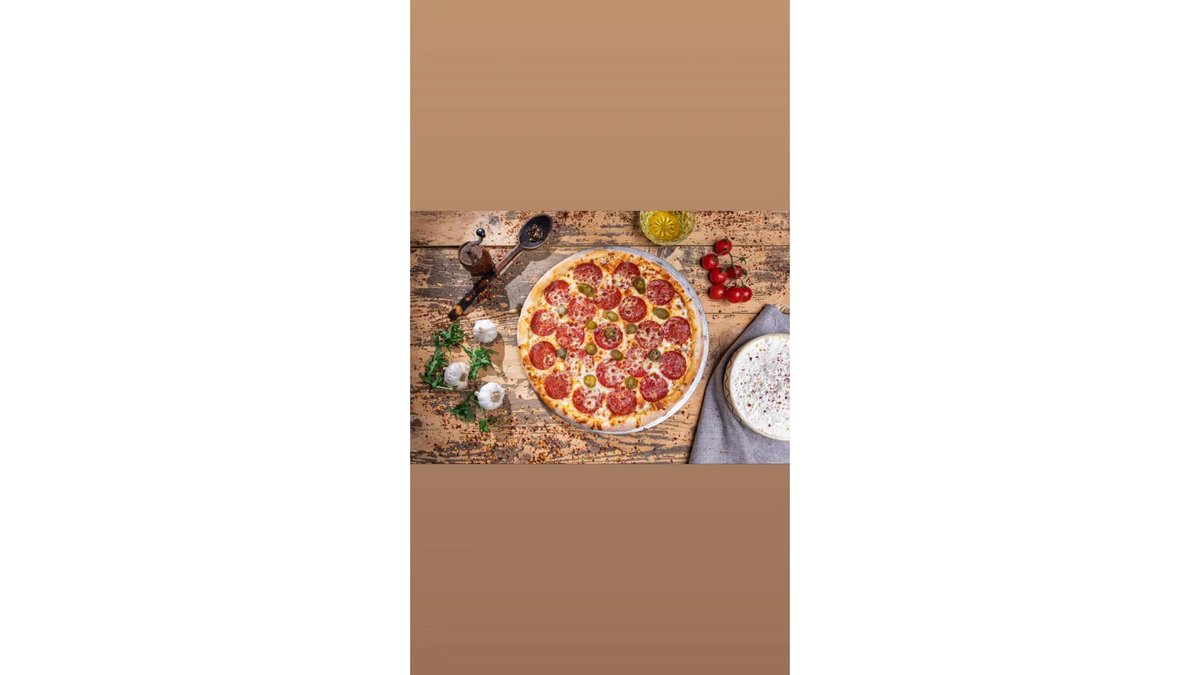 Pizza salami 40 cm