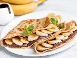 Palačinky s nutelou a banánem