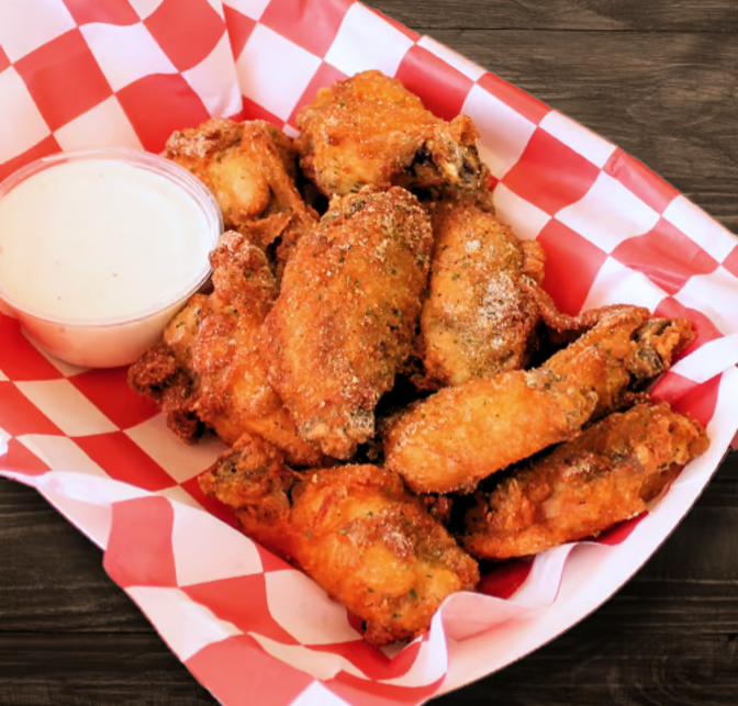 10 pcs Classic Bone-In Ranch Dry Rub Wings