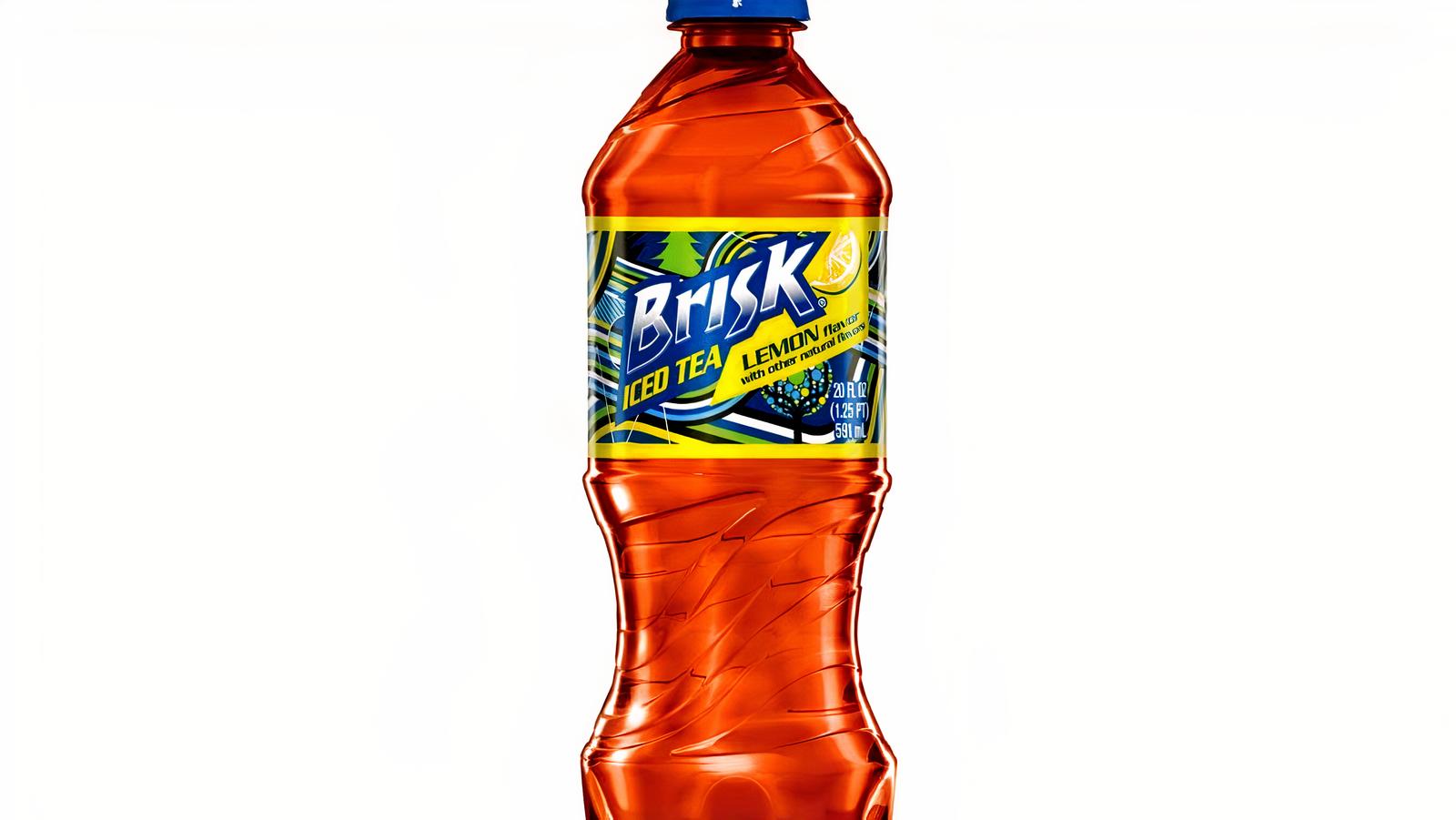 20oz Brisk iced tea with lemon