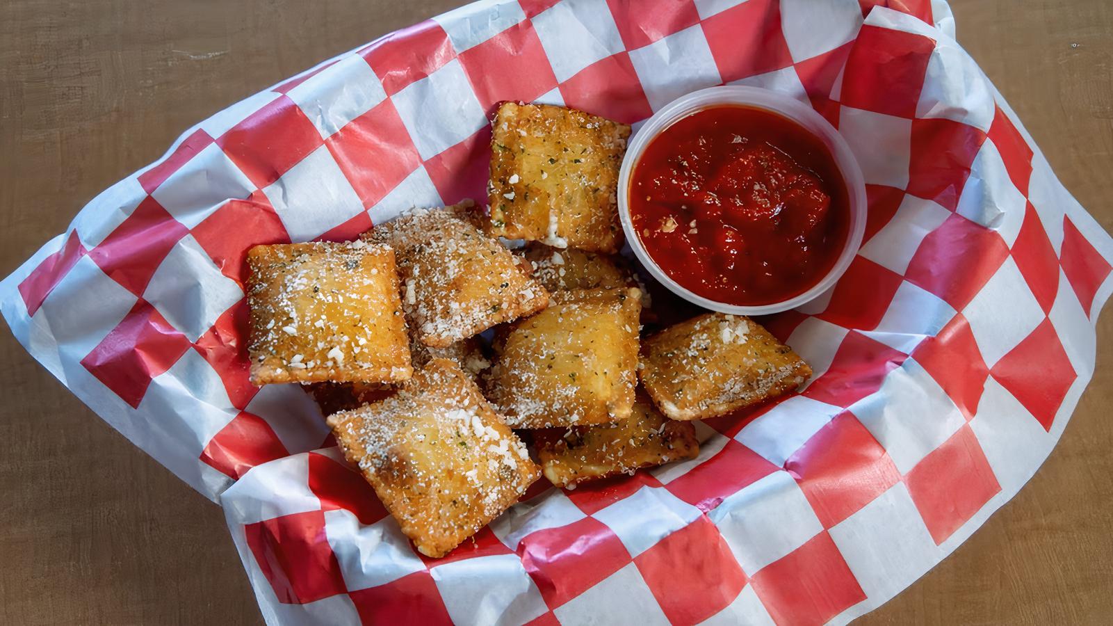 Fried Cheese Ravioli (10)pcs