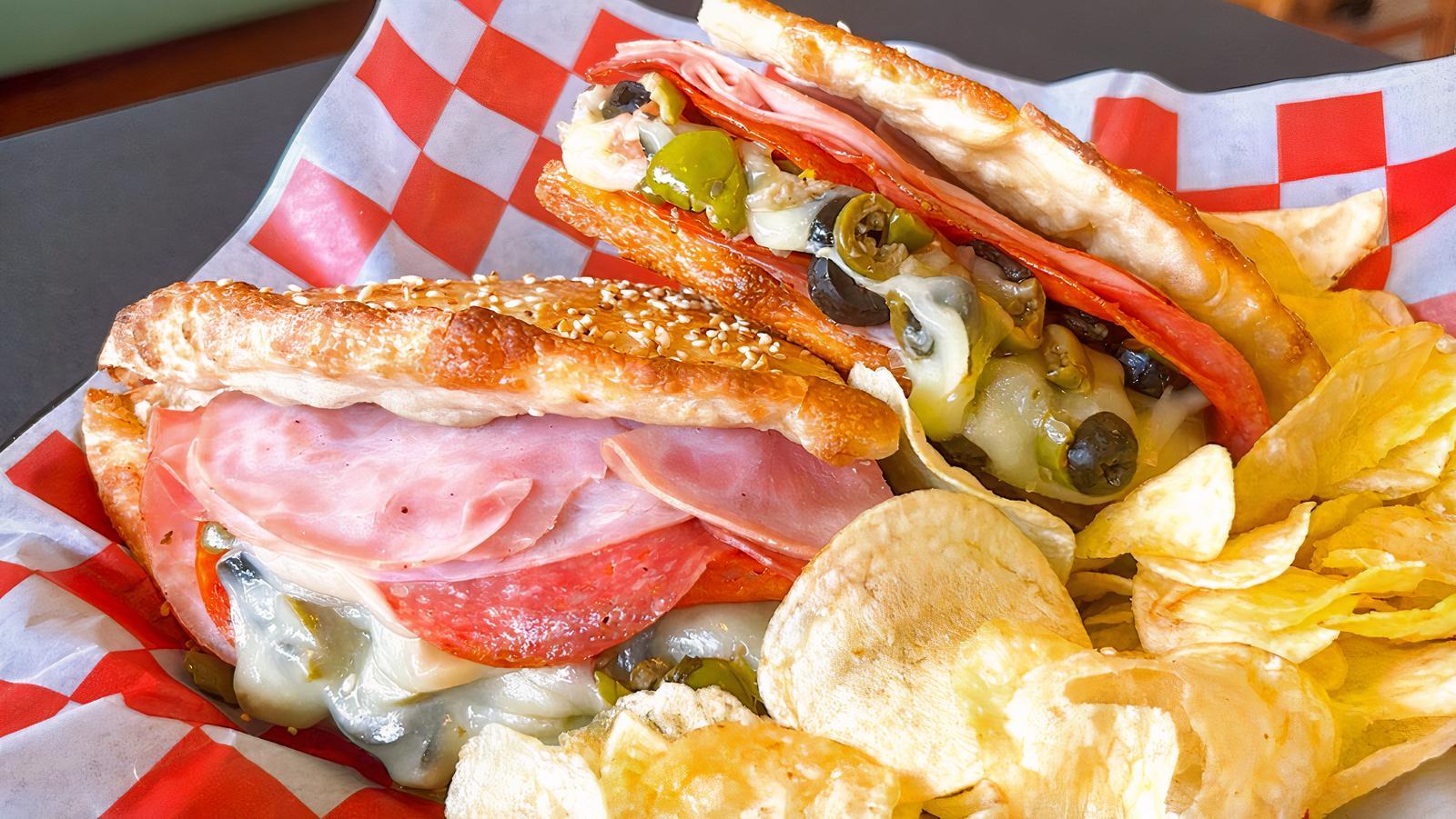 Papa's Original Muffuletta Piada