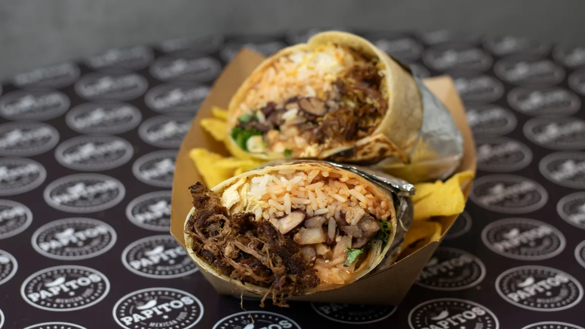 Marhahúsos burrito