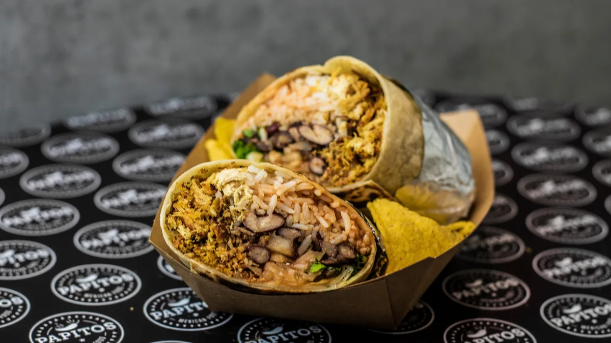 Csirkés burrito