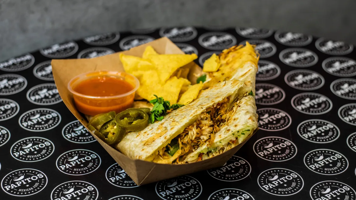 Csirkés quesadilla