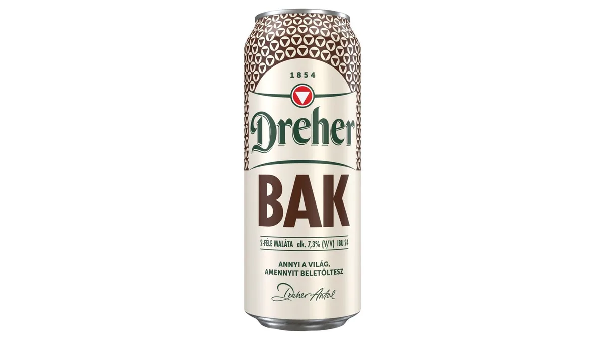 Dreher Bak minőségi barna sör 7,3% 0,5 l