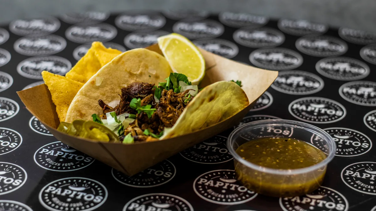 Marhahúsos taco