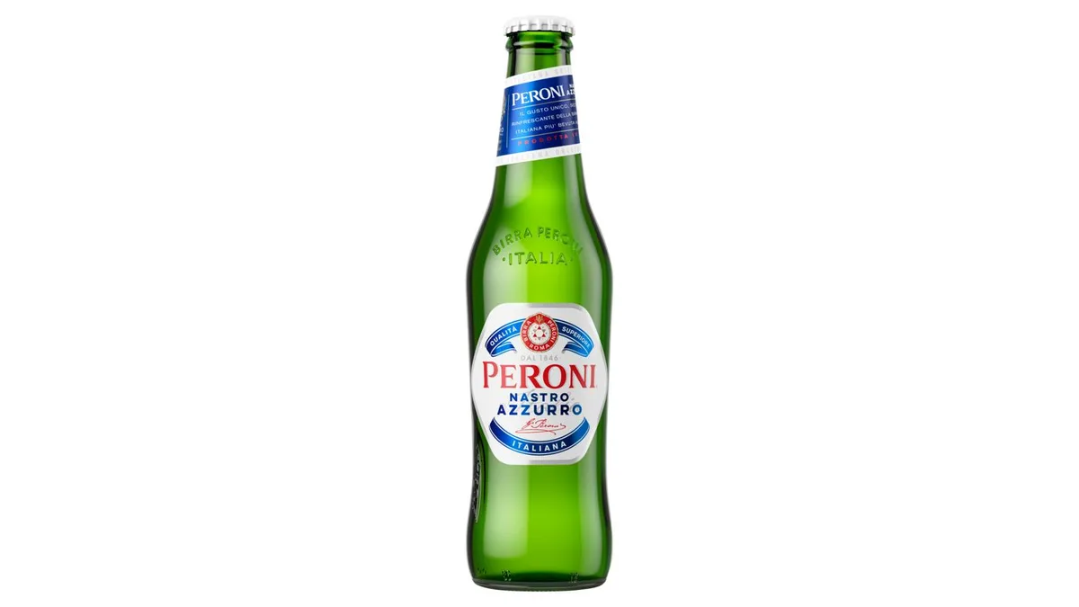 Peroni Nastro Azzurro minőségi világos sör 5% 0,33 l