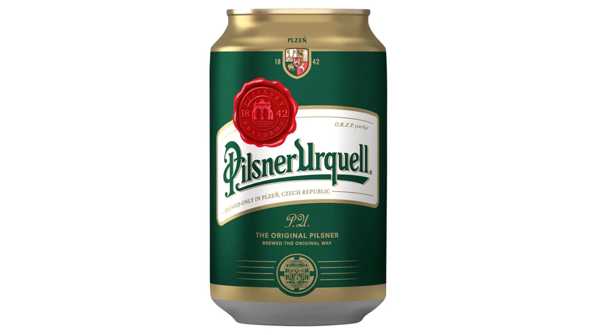 Pilsner Urquell minőségi világos sör 4,4% 0,33 l