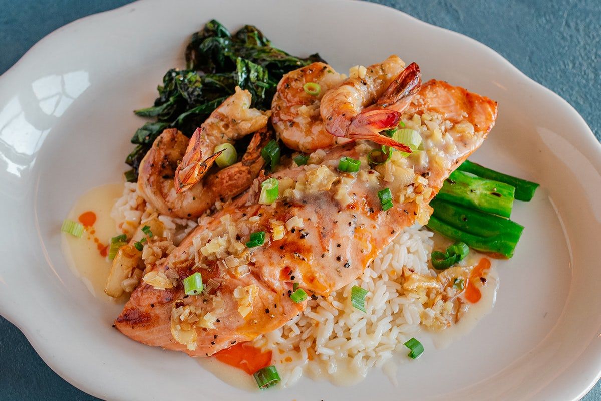 Atlantic Salmon and Shrimp*