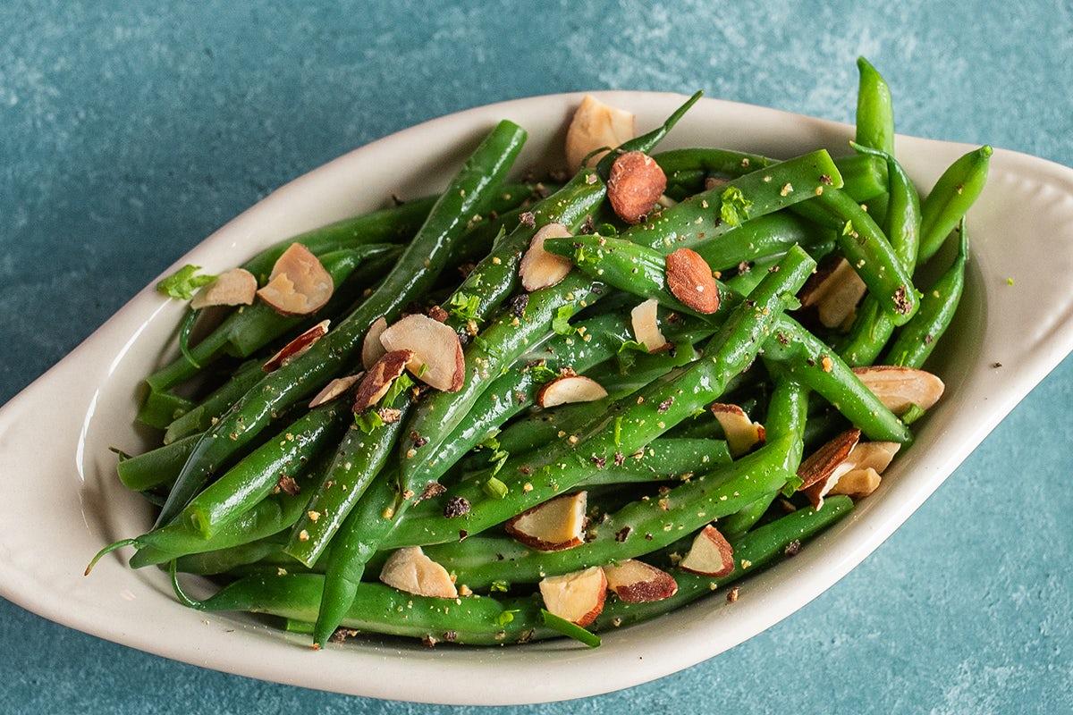 Fresh Green Beans and Almonds