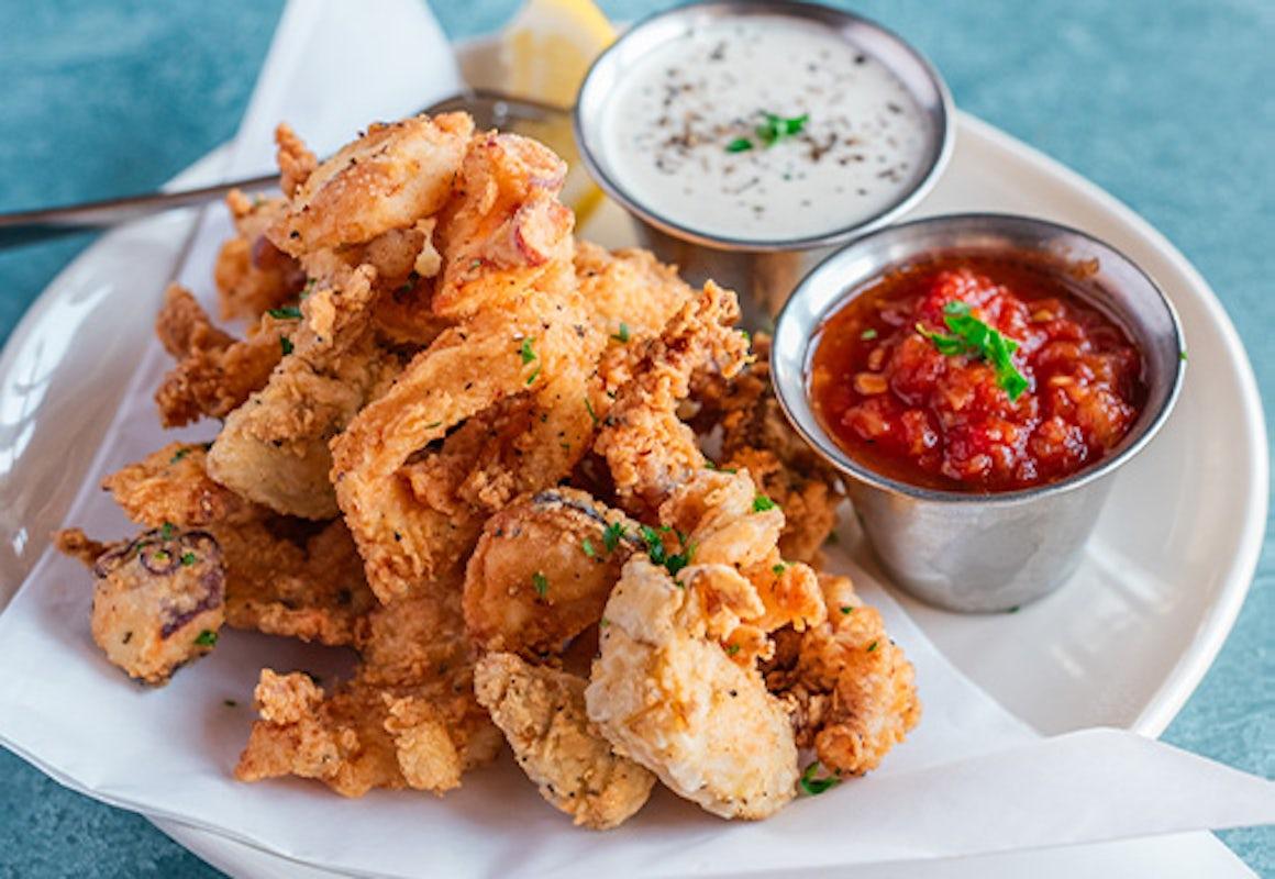 Fried Calamari and Octopus