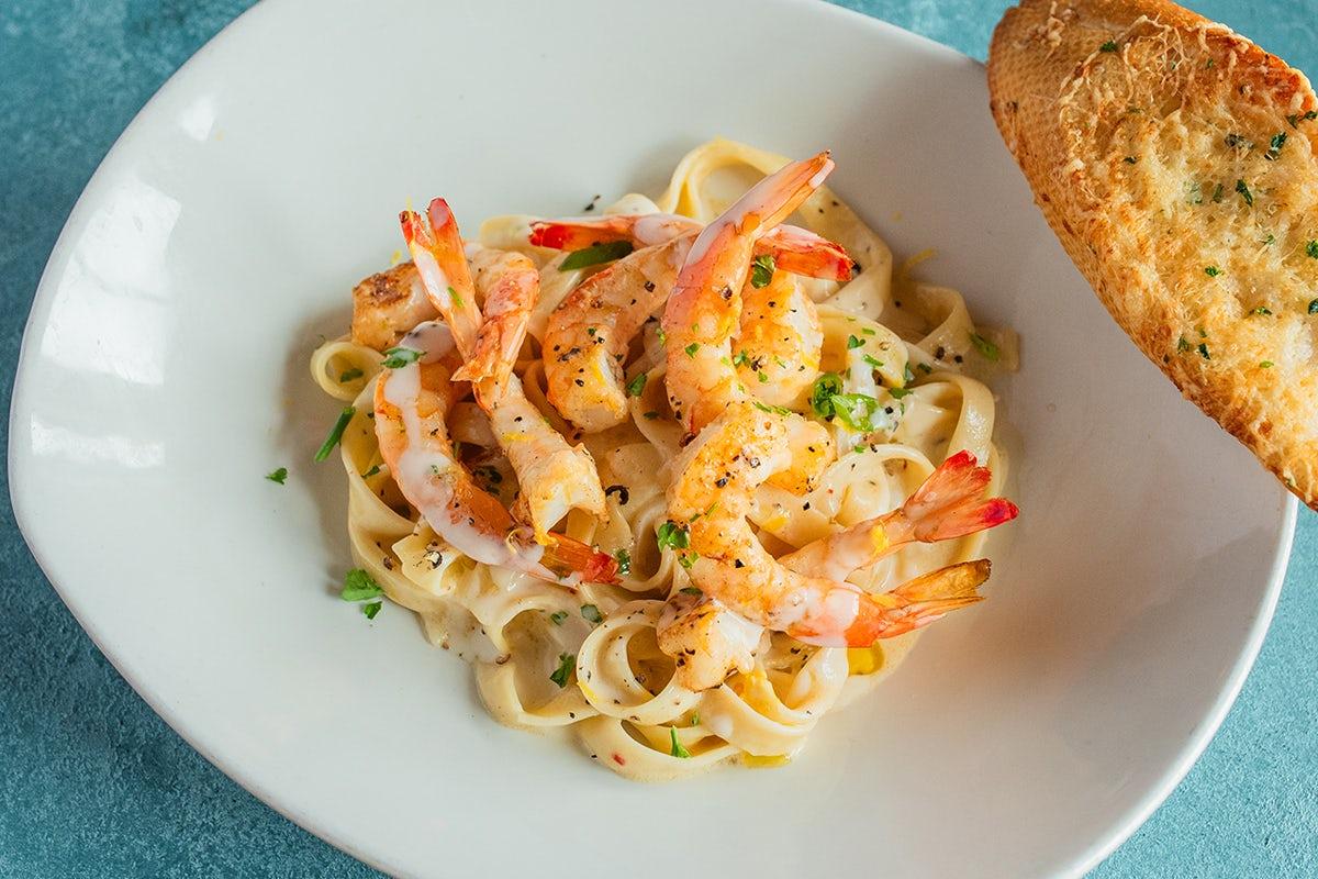 Grilled Shrimp Alfredo