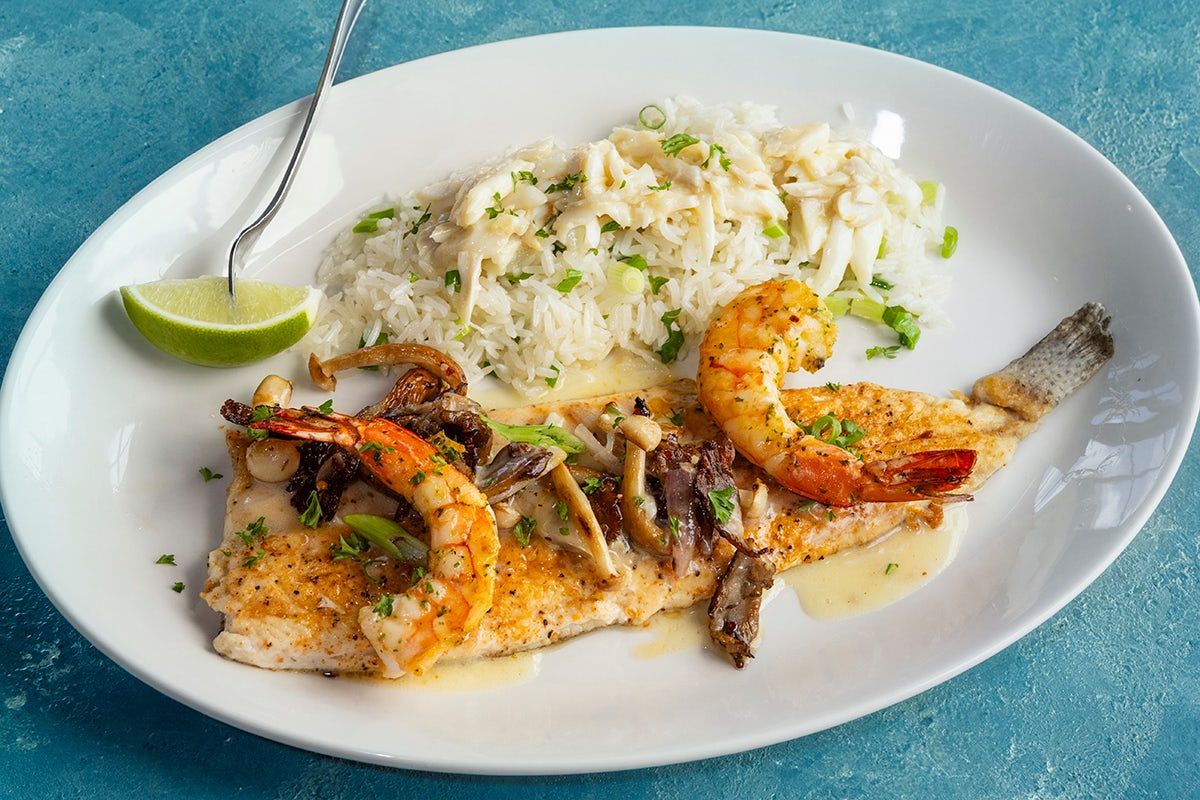 Rainbow Trout and Shrimp
