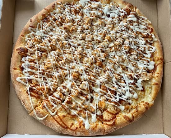 Honey BBQ Chicken Ranch Pizza