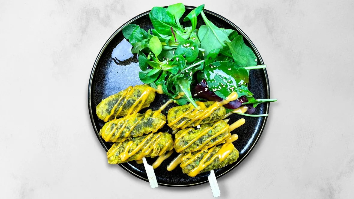 Crispy fried Seaweed Noodle Rolls