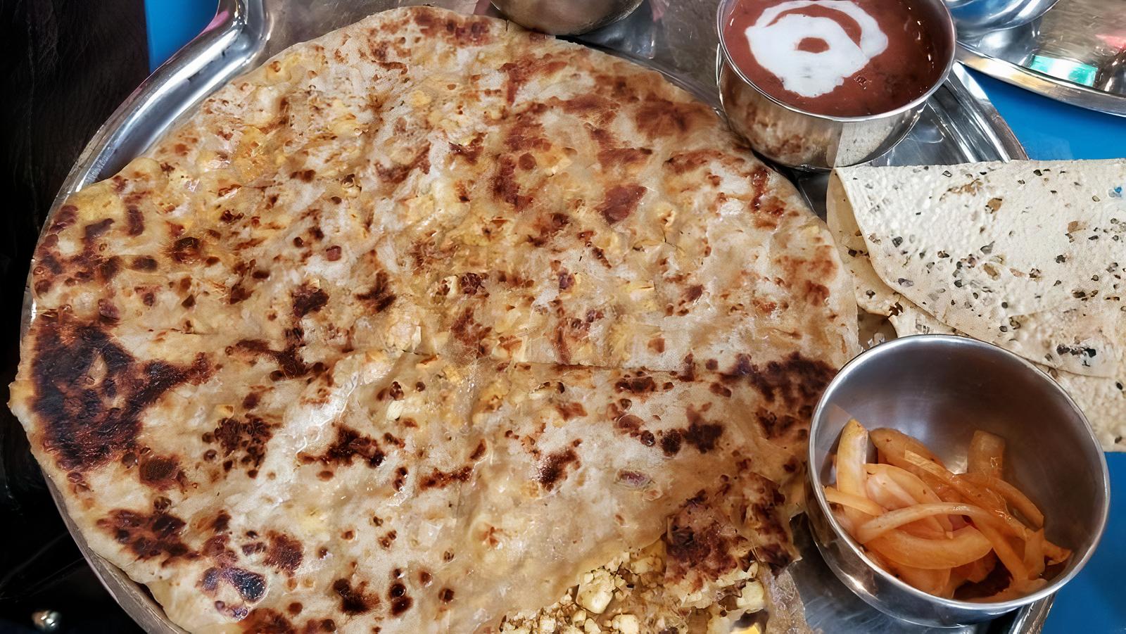 Achari Paneer Paratha