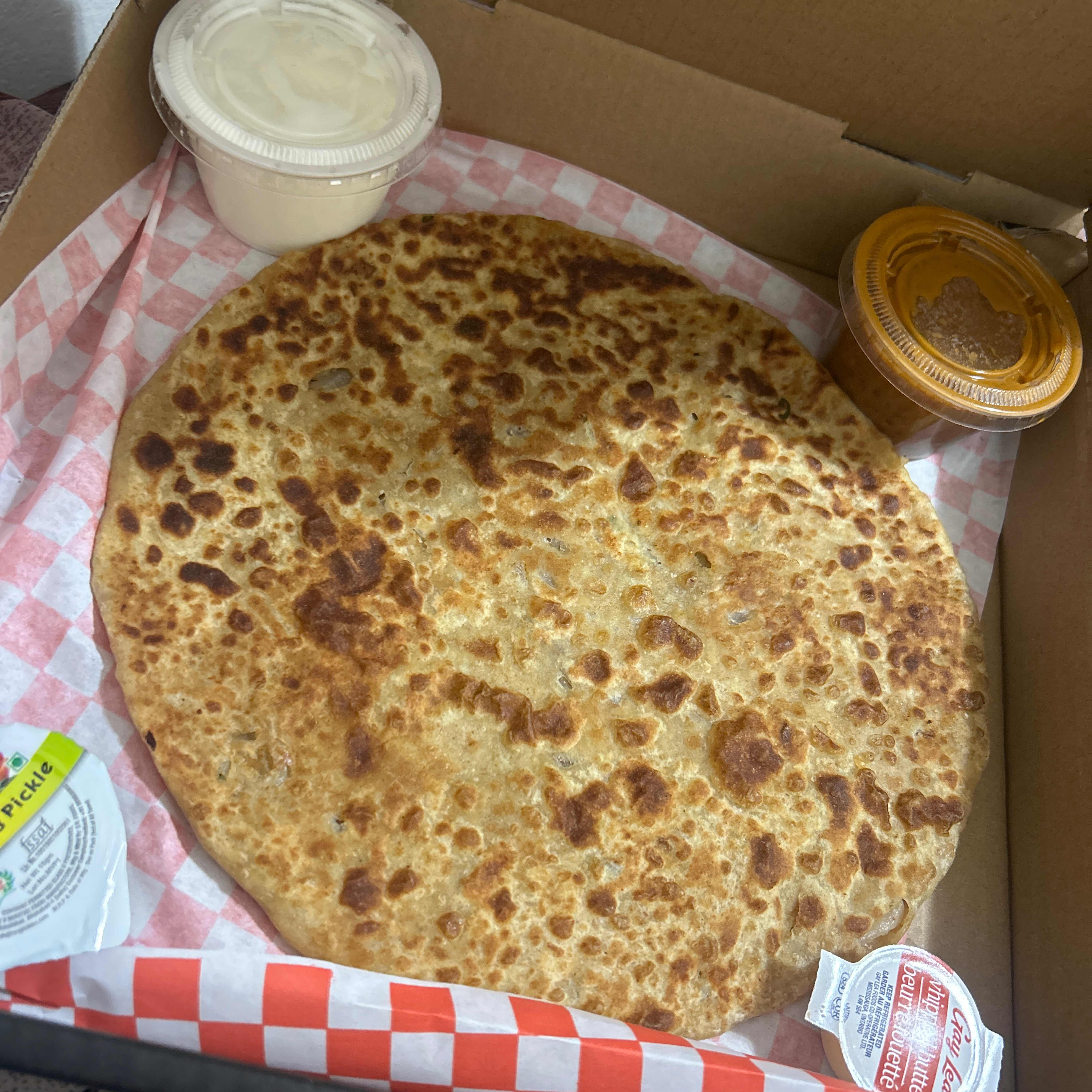 Mr. Cry Potato-Aloo Pyaz Paratha